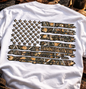 D&D WOODLAND CAMO FLAG TEE