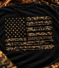 D&D DUCK CAMO FLAG TEE