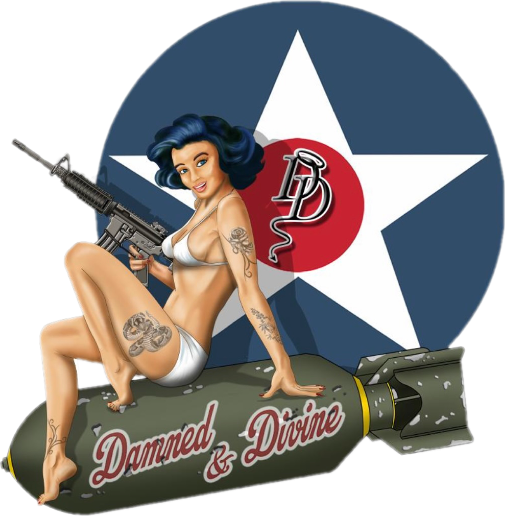 D&D PIN UP GIRL TEE