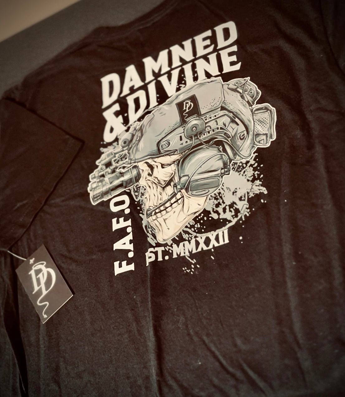 D&D F.A.FO SKULL SHIRT