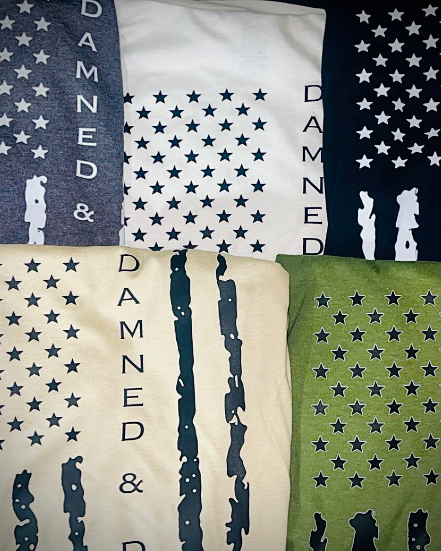 D&D AMERICAN FLAG SHIRT