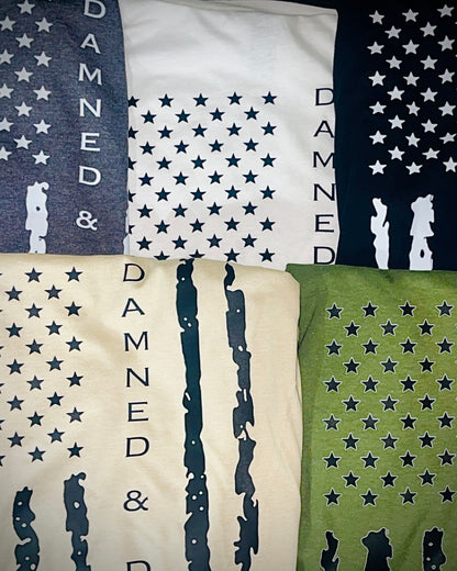 D&D AMERICAN FLAG SHIRT