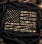 D&D WOODLAND CAMO FLAG TEE