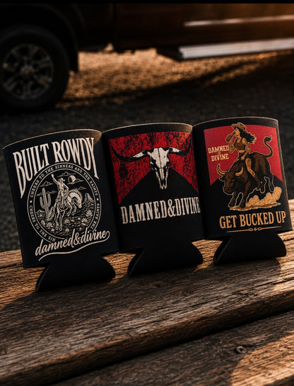 D&D Built Rowdy Beer-coozy 6 pack