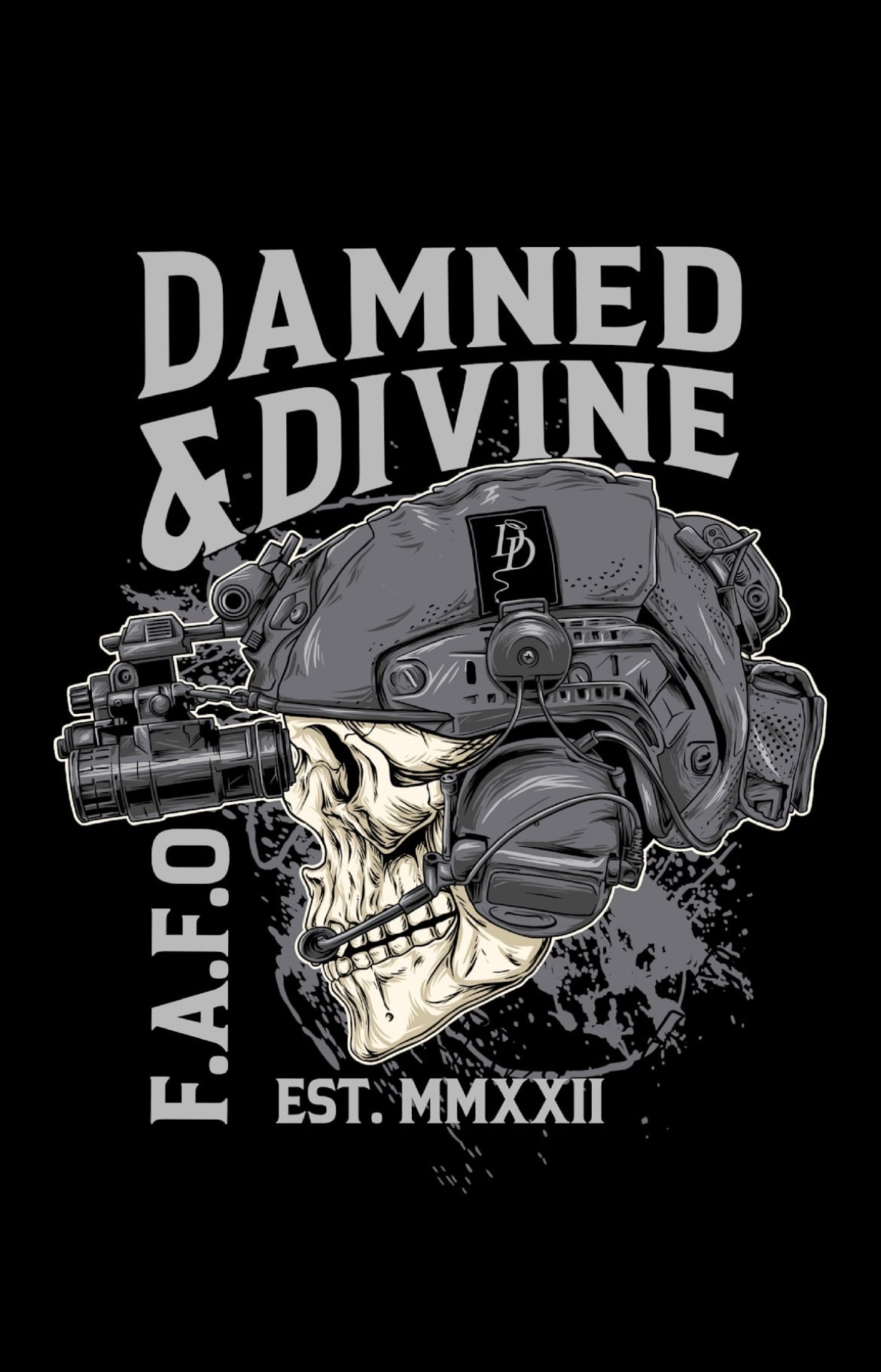 D&D F.A.FO SKULL SHIRT