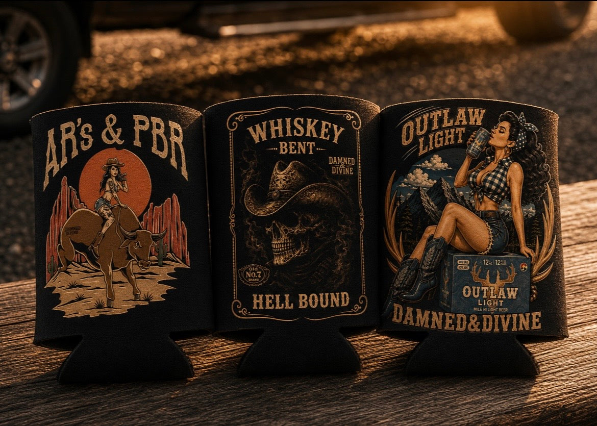 D&D Built Rowdy Beer-coozy 6 pack