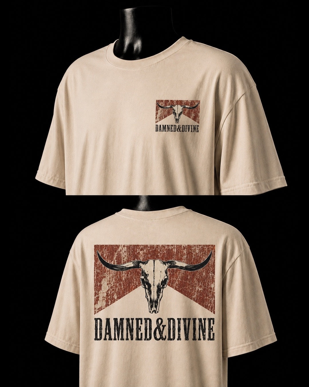 D&D VINTAGE BULL TEE