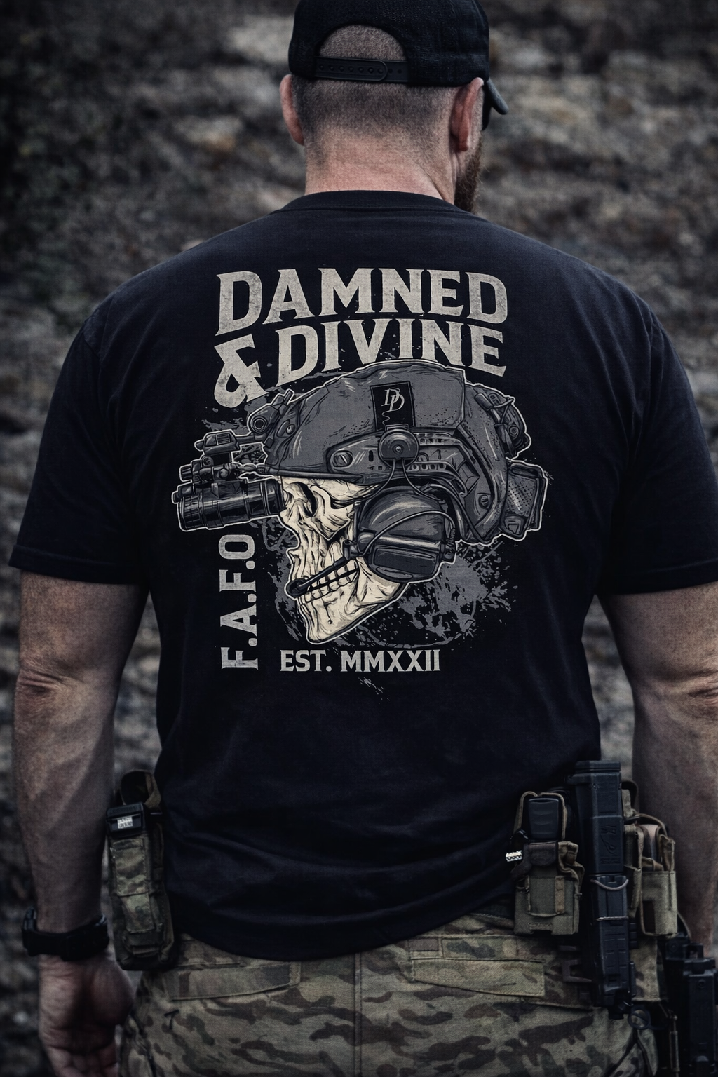 D&D F.A.FO SKULL SHIRT